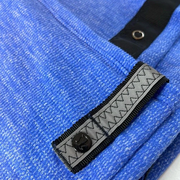 Lululemon Vinyasa scarf rulu mini check Pique heathered sprinkler Blue - Picture 2 of 10